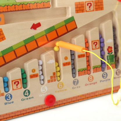 Educational Kids Number Color Puzzle Board