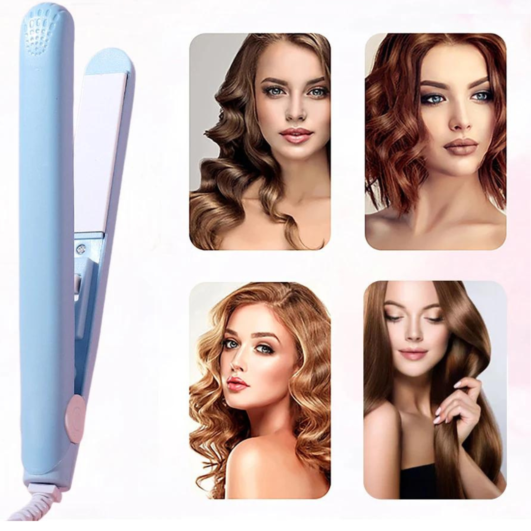 Compact Ceramic Curl & Straightening Hair Iron