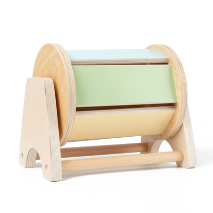 Colorful Wooden Toy Carousel for Kids