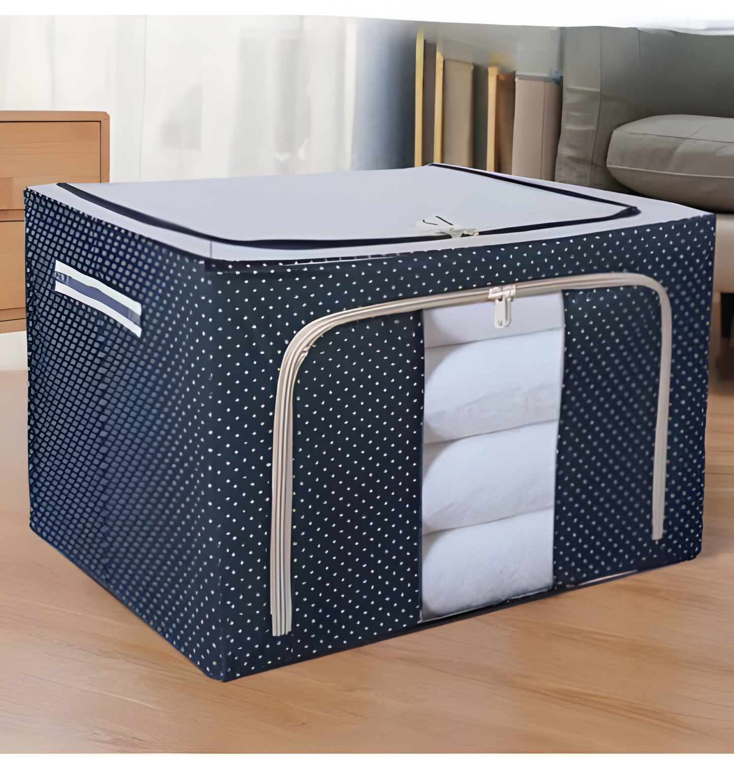 Collapsible Closet Storage Bin with Clear Window - Halri