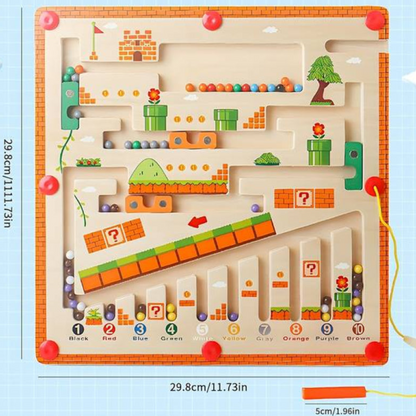 Educational Kids Number Color Puzzle Board