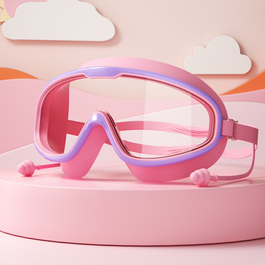 Kids Swim Goggles with Clear Vision Anti Fog Lenses