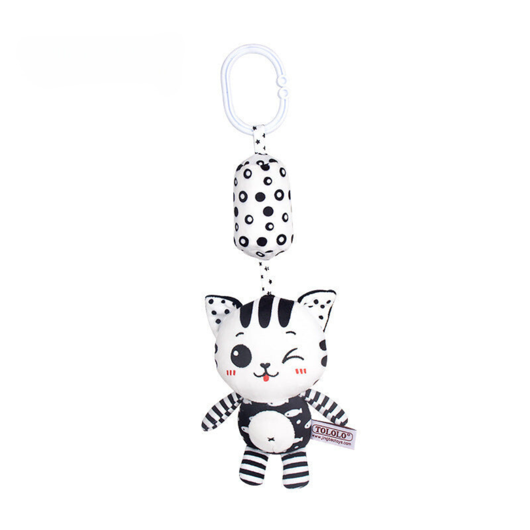 Cute Plush Baby Toy Rattles for Nursery and Stroll