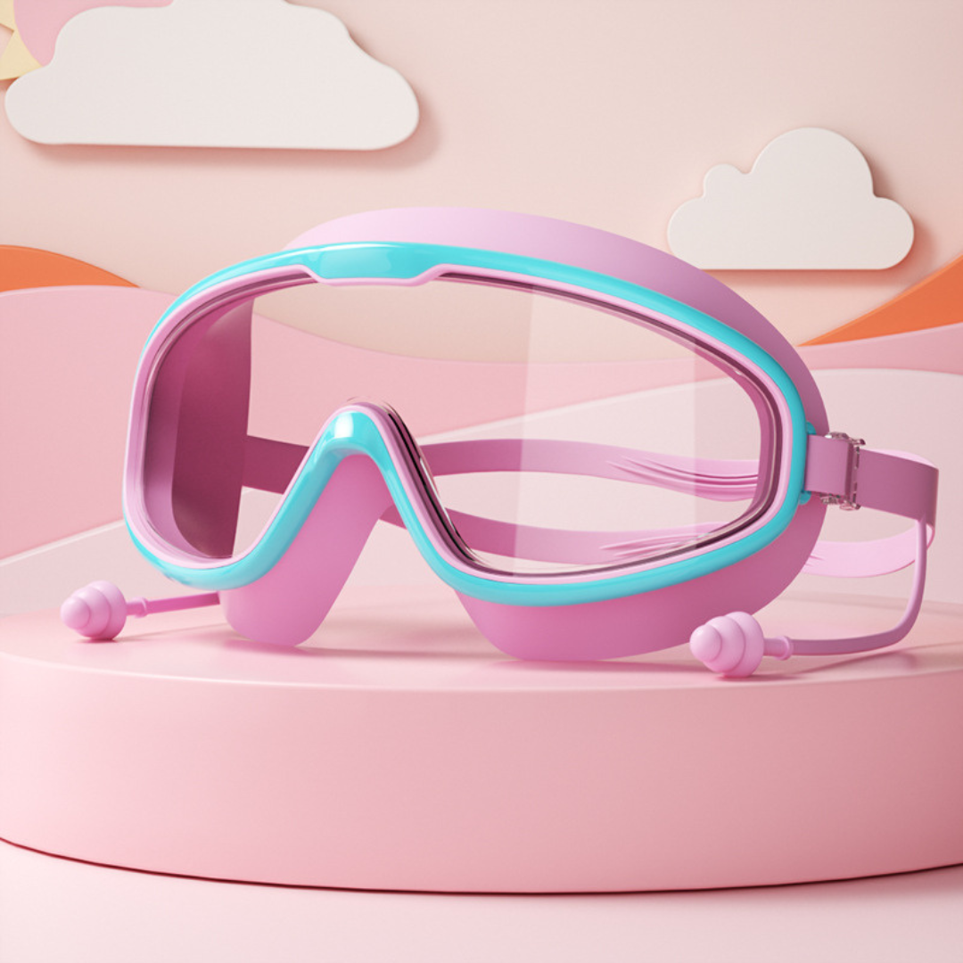 Kids Swim Goggles with Clear Vision Anti Fog Lenses