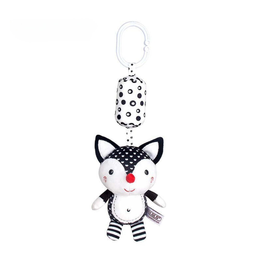 Cute Plush Baby Toy Rattles for Nursery and Stroll