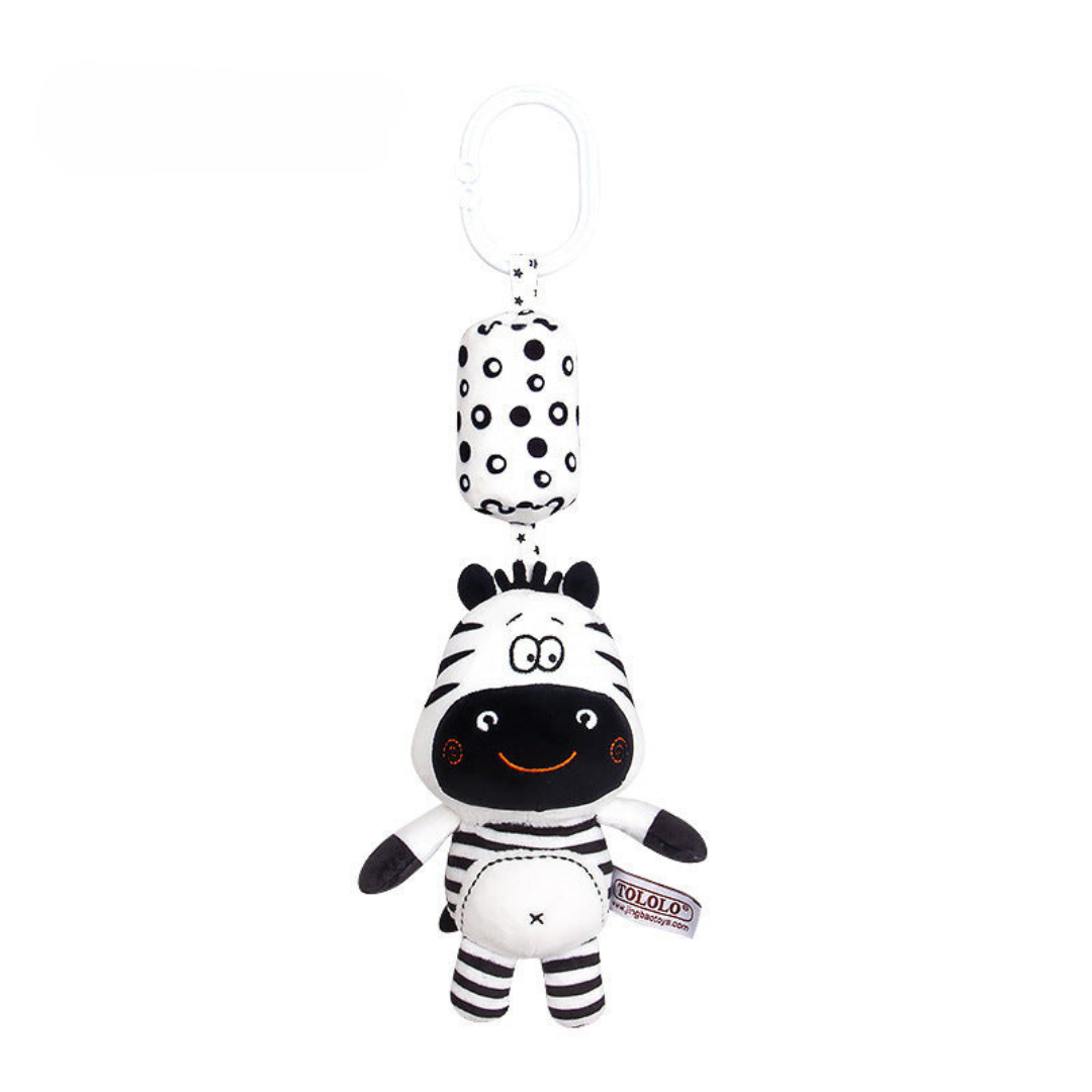 Cute Plush Baby Toy Rattles for Nursery and Stroll