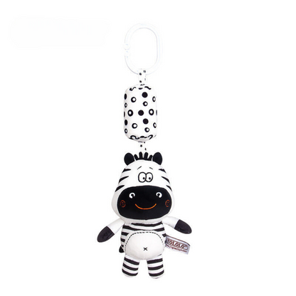 Cute Plush Baby Toy Rattles for Nursery and Stroll