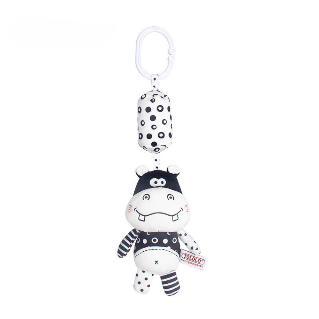 Cute Plush Baby Toy Rattles for Nursery and Stroll