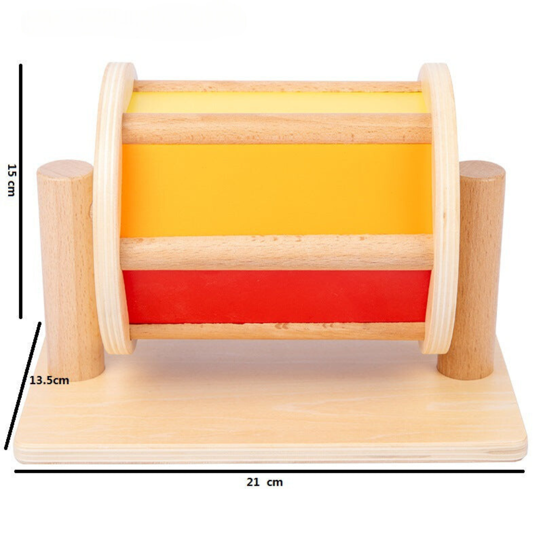 Colorful Wooden Toy Carousel for Kids