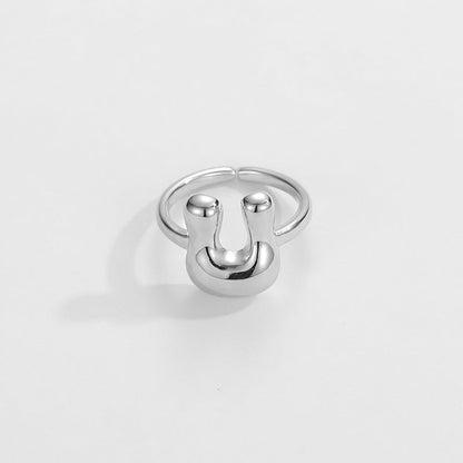 Personalized Fun Alphabet Initial Ring