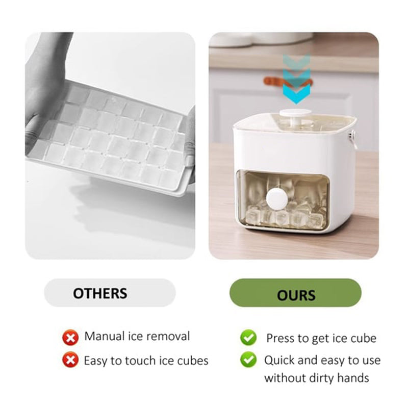 Easy Release Ice Cube Maker Tray