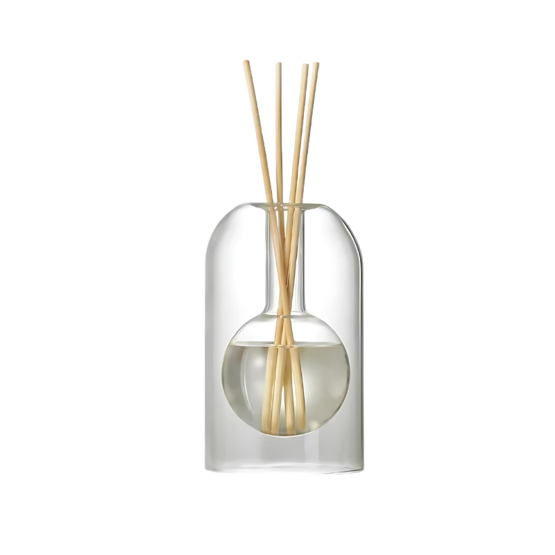 Stylish Round Glass Table Lamp - Halri