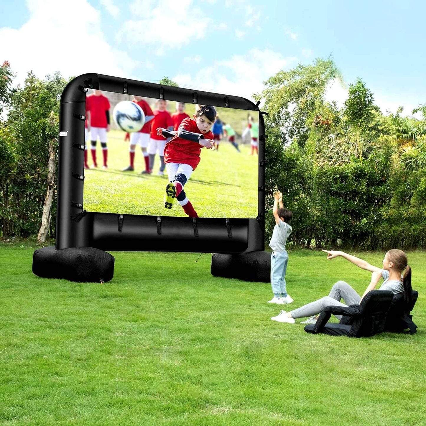 Big Backyard Movie Projector Kit with 120-Inch Screen - Halri