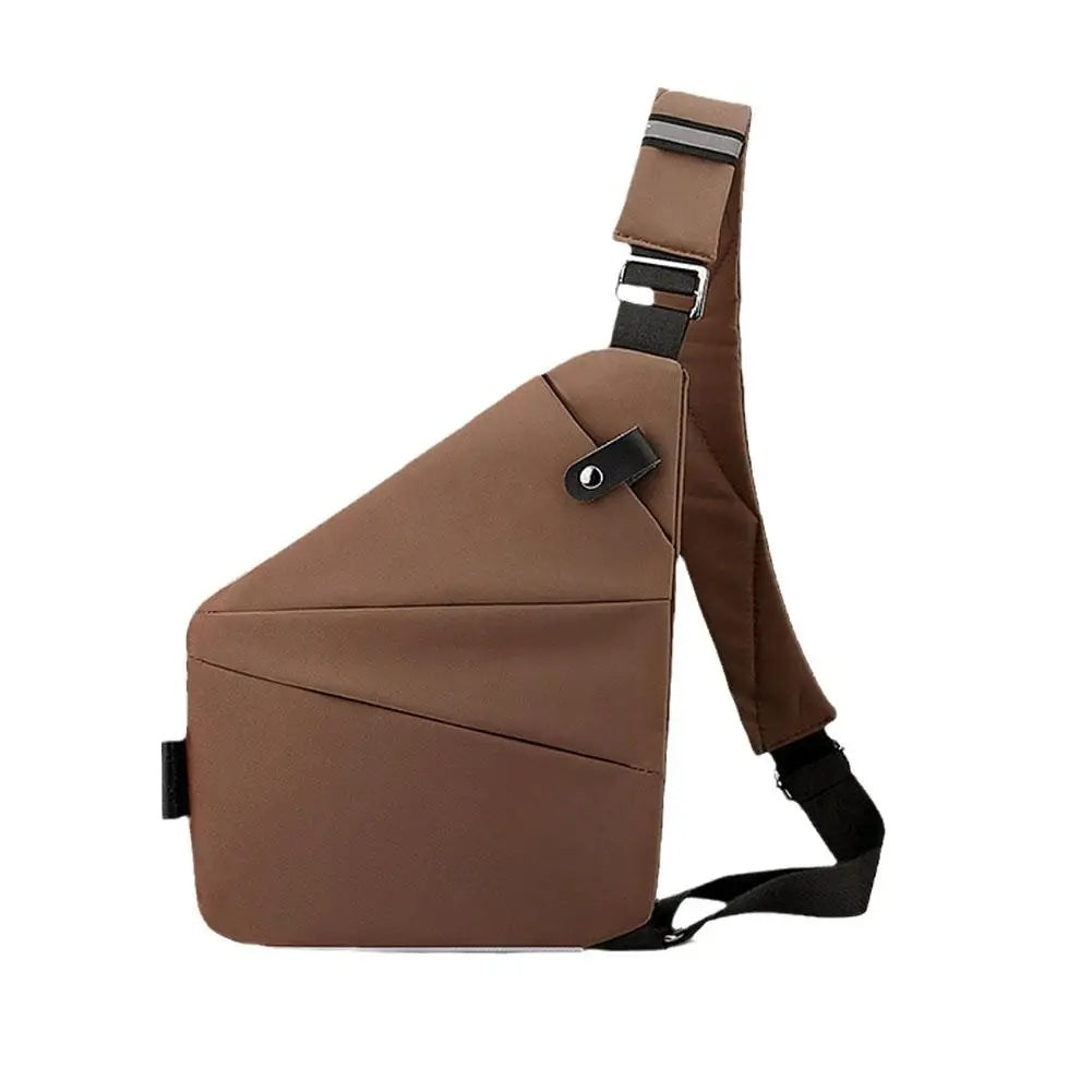 Secure Water-Resistant Mens Crossbody Bag