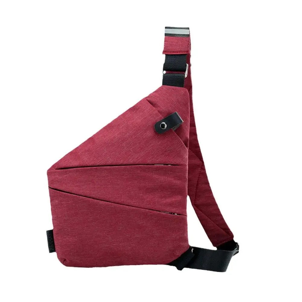 Secure Water-Resistant Mens Crossbody Bag
