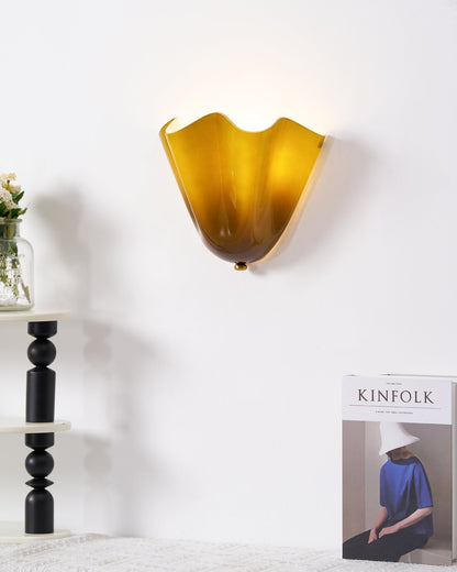 Elegant Flower Shaped Wall Lamp Soft Lighting