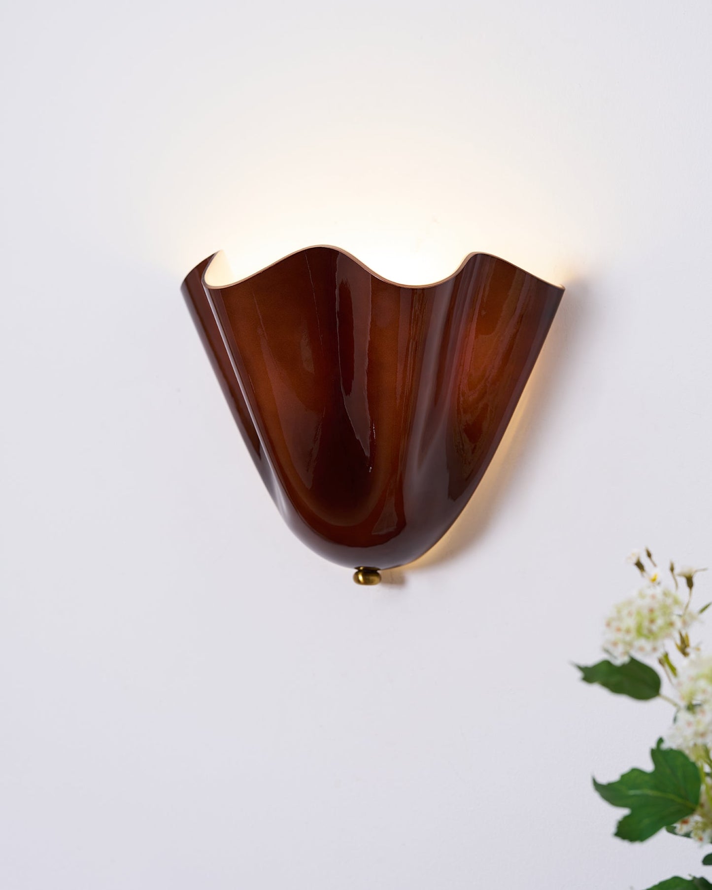 Elegant Flower Shaped Wall Lamp Soft Lighting