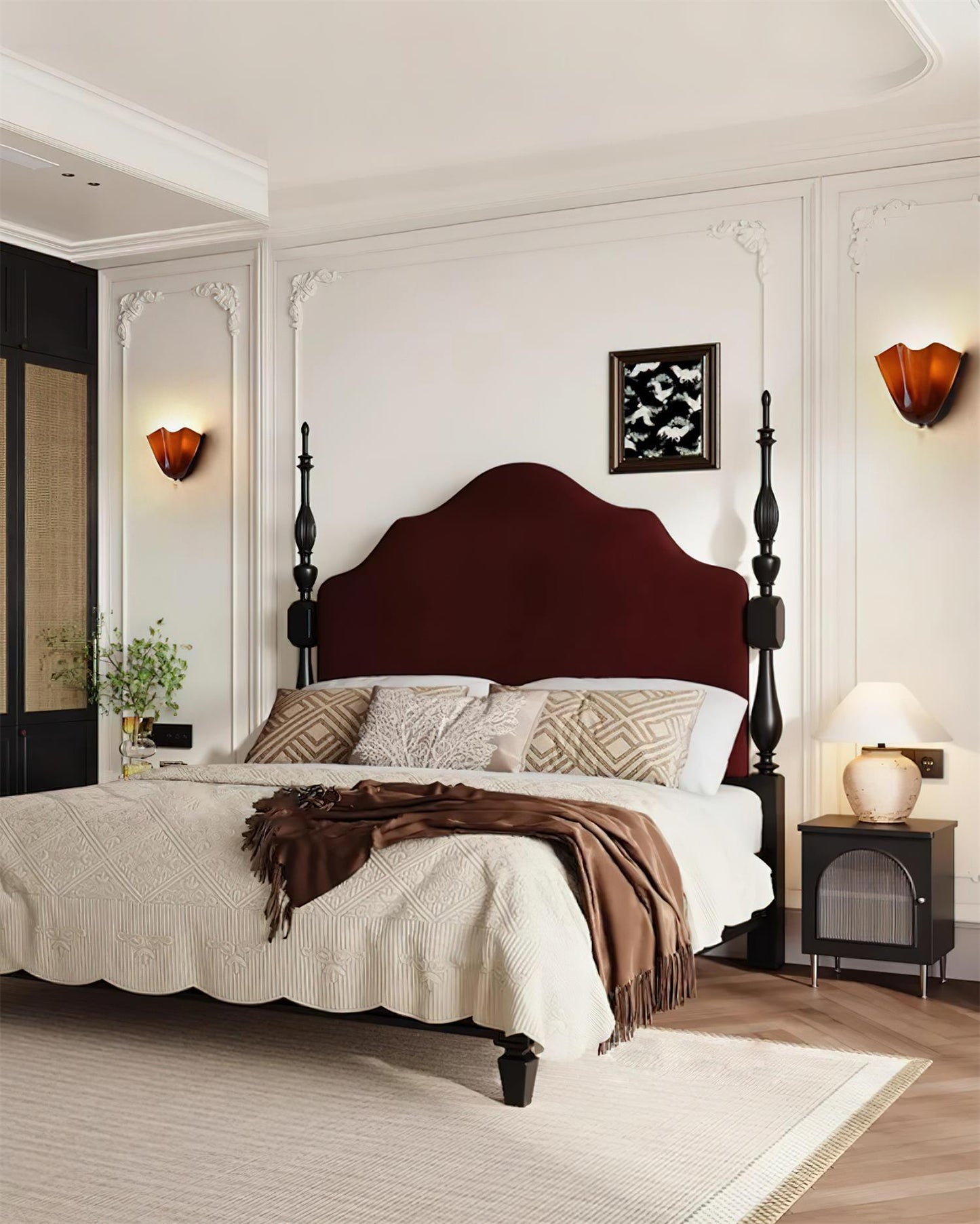 Floral Wall Lamp Warm White Ambient Lighting