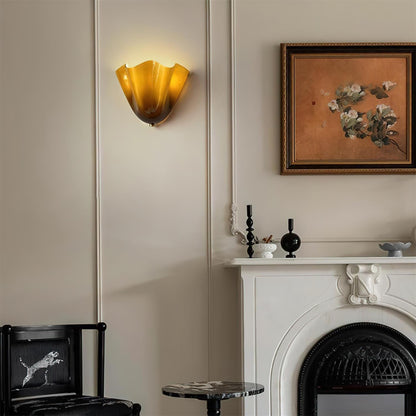 Elegant Flower Shaped Wall Lamp Soft Lighting