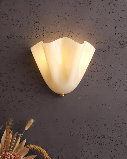 Elegant Flower Shaped Wall Lamp Soft Lighting