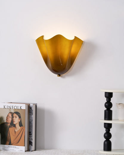 Elegant Flower Shaped Wall Lamp Soft Lighting
