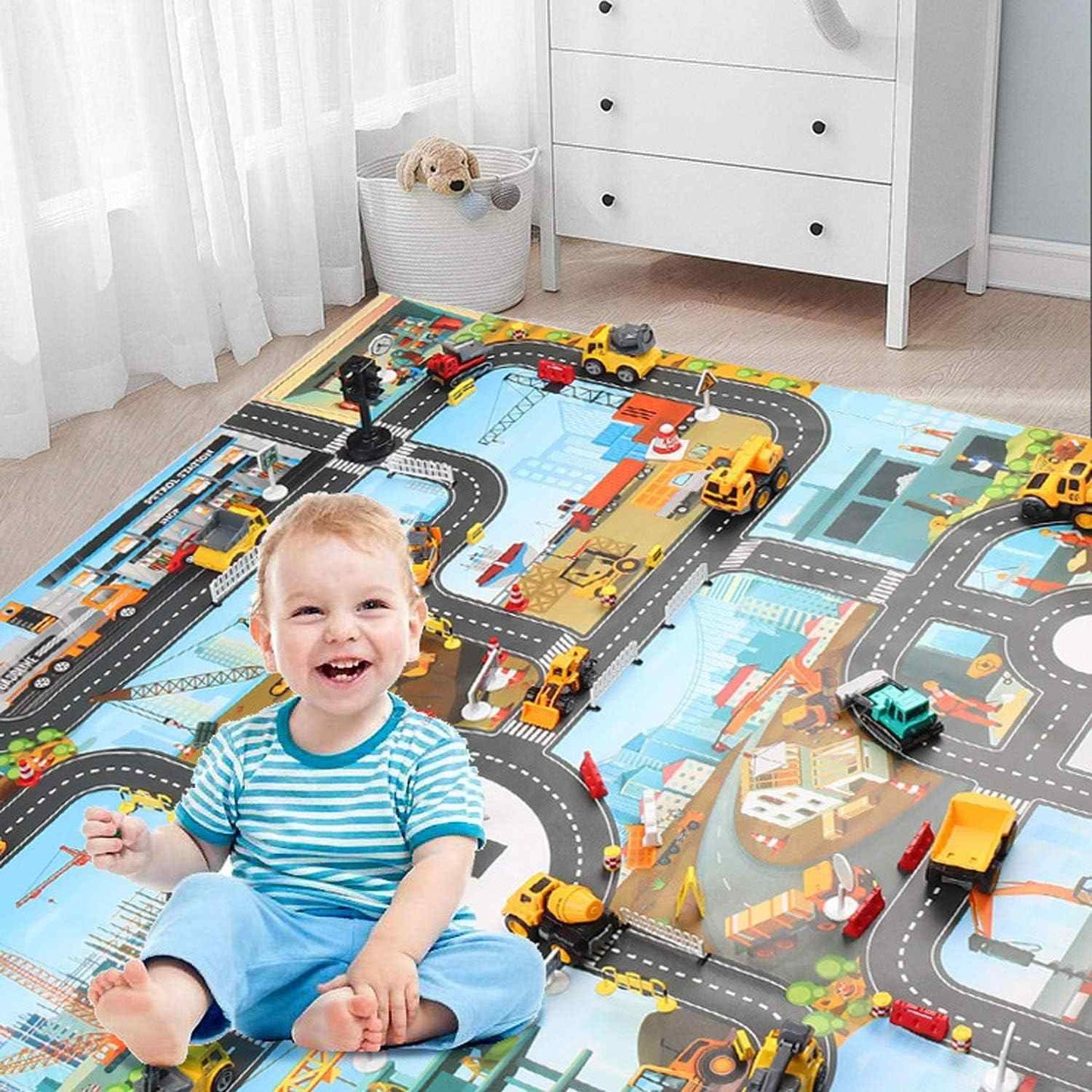 Colorful Kids Play Mat for Learning and Creative Fun - Halri