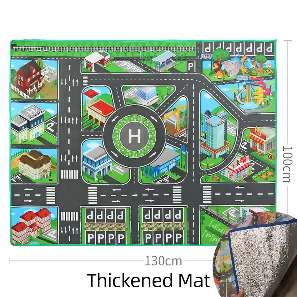 Vibrant Roadway Playmat – Endless Adventures for Kids with Educational & Imaginative Play, Safe for Ages 3+