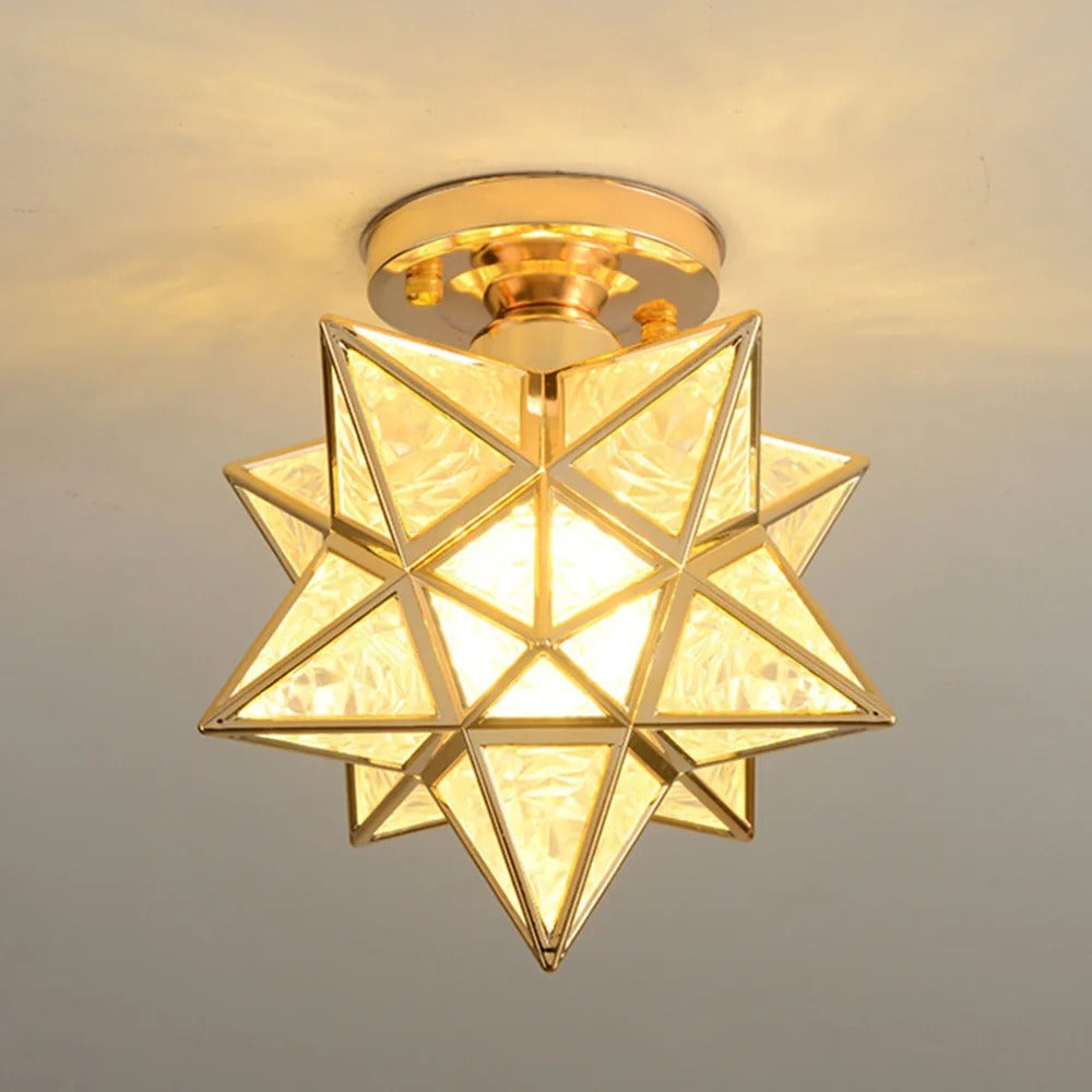 Classic Star Shaped Pendant Lamp - Halri