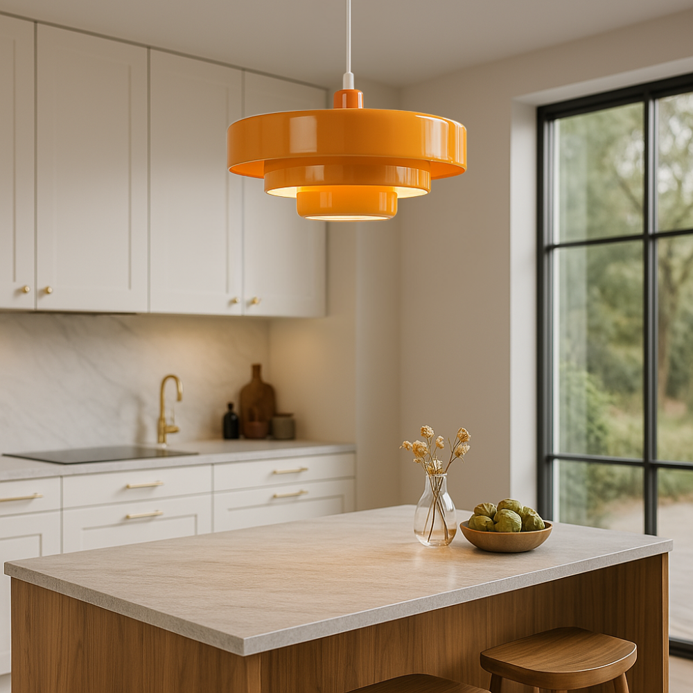 Retro Style Pendant Light - Soft LED Home Lighting