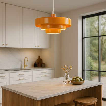 Retro Style Pendant Light - Soft LED Home Lighting
