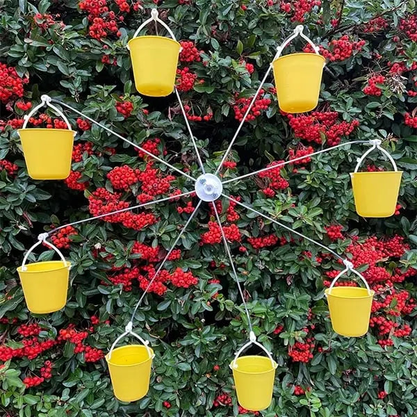 Colorful Bird Feeder Ferris Wheel Garden Decoration - Halri