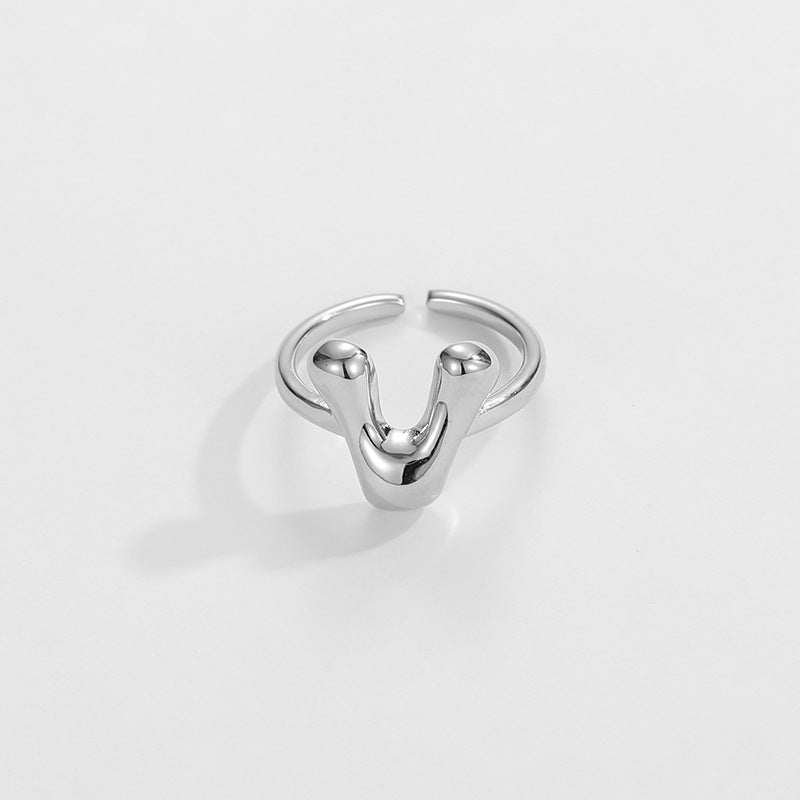 Personalized Fun Alphabet Initial Ring
