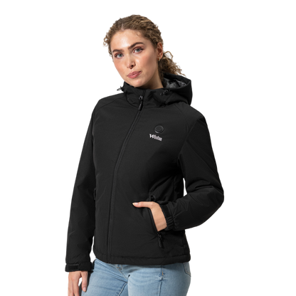 Warm Women's Electric Coat with Rechargeable Battery - Halri