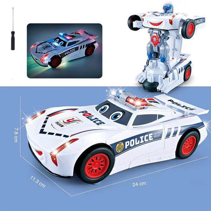 Fun Transforming Robot Car Toy for Kids