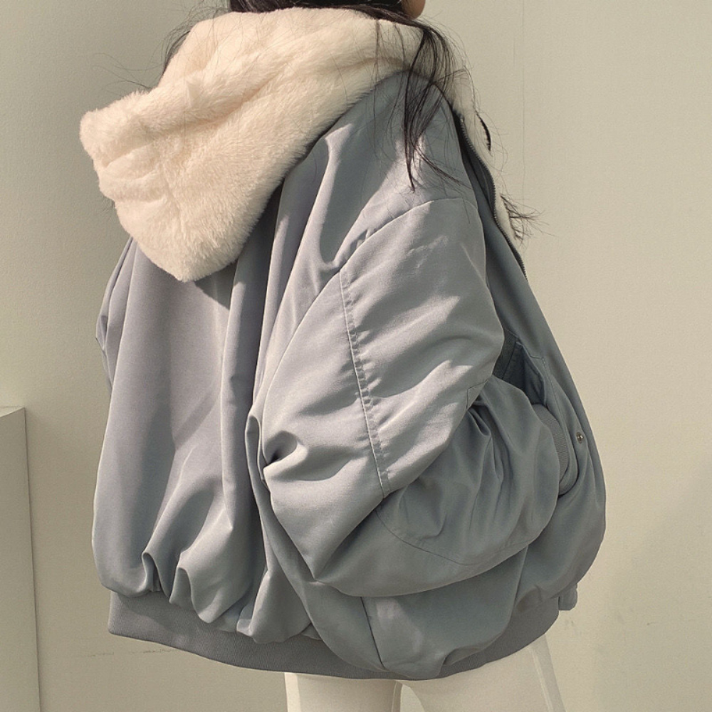 Cozy Waterproof Women's Parka Jacket with Hood - Halri