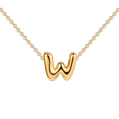 Delicate Script Monogram Initial Necklace