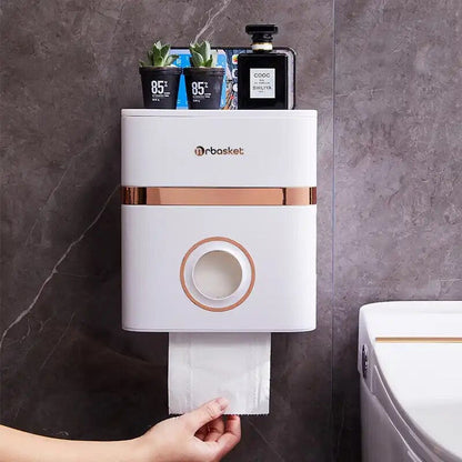Wall-Mounted Bathroom Organizer for Efficient Storage – Stylish Shower Storage Solution to Maximize Space 2
