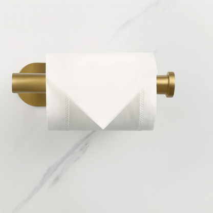 Wall-Mounted Stainless Steel Toilet and Kitchen Roll Holder - Durable, Modern Bathroom Accessory 9