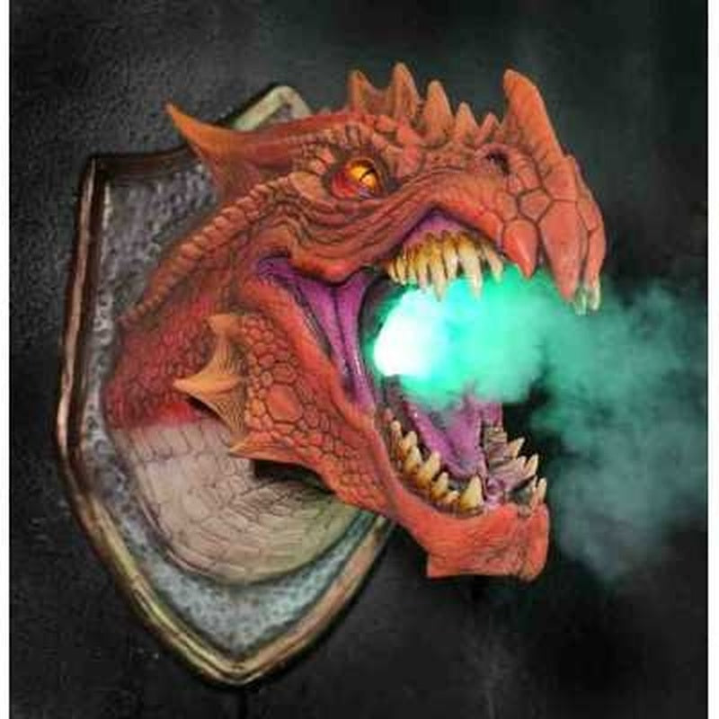Hanging Dragon Decor with Colorful LED Fog Effect