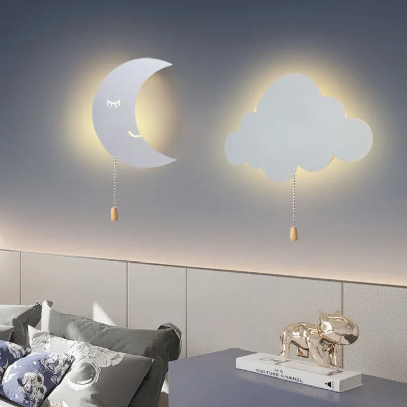Slim Moon Wall Light - Contemporary Ambient Lamp