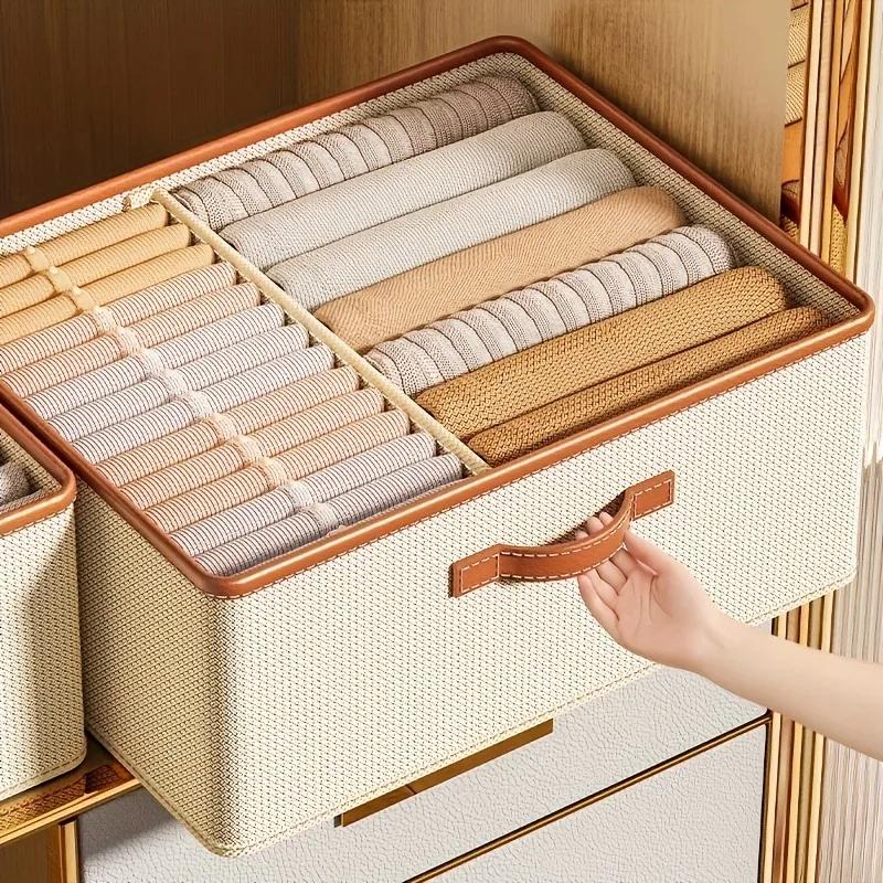 Collapsible Closet Storage Box with Adjustable Shelves - Halri