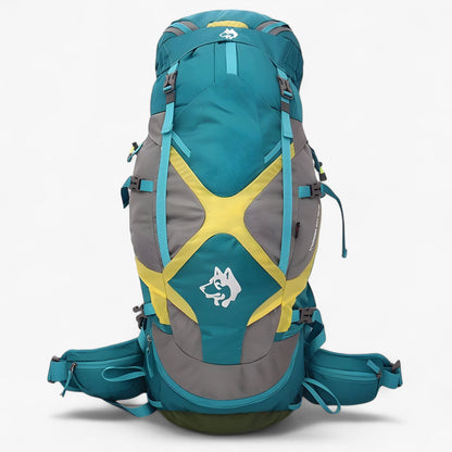 Durable 65L Hiking Rucksack with Comfortable Straps