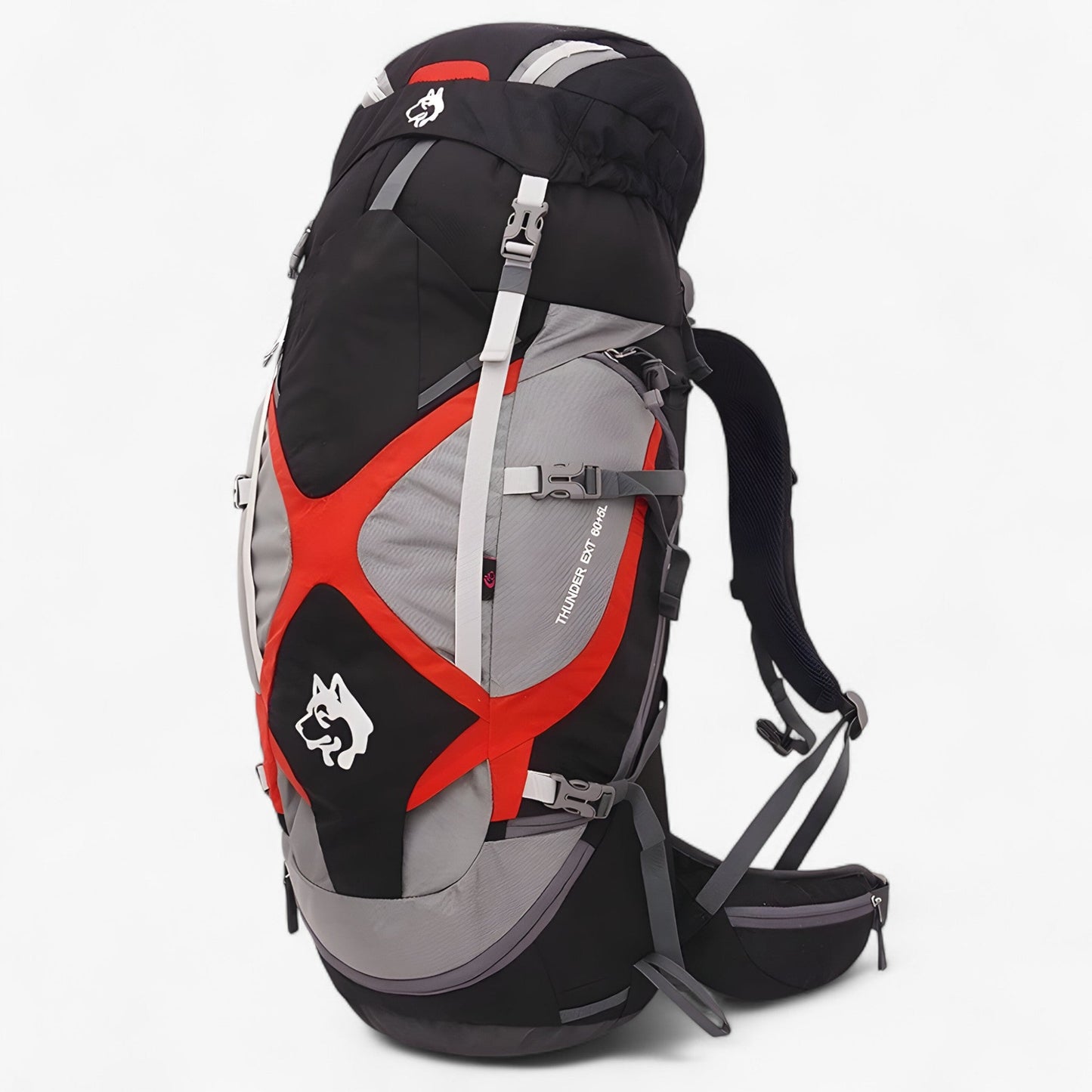 Durable 65L Hiking Rucksack with Comfortable Straps