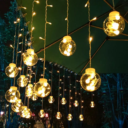 Waterproof LED Fairy Lights – 3.5m Outdoor String Lights for Romantic Ambiance, Weatherproof Twinkle Lights for Garden and Patio 2