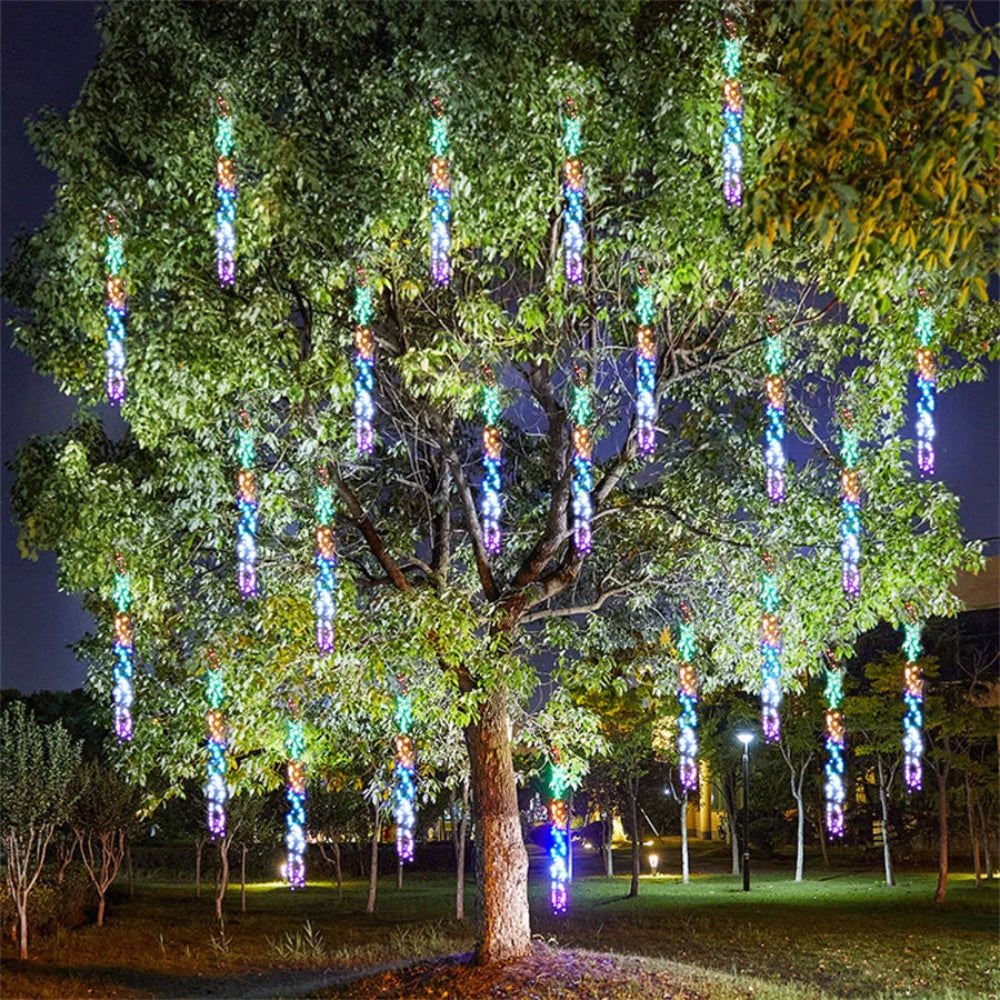 Waterproof Outdoor Fairy Lights – 360 Bright LED Meteor Shower Lights with Remote Control for Indoor and Outdoor Decoration 4