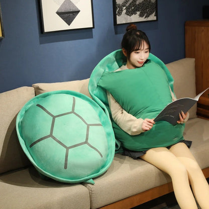 Soft Sea Turtle Plush Toy Pillow for Kids - Halri