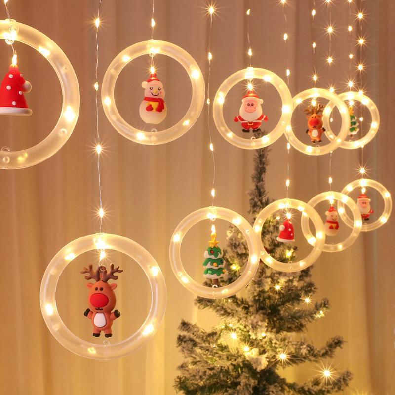 Festive Holiday Window String Lights - Halri
