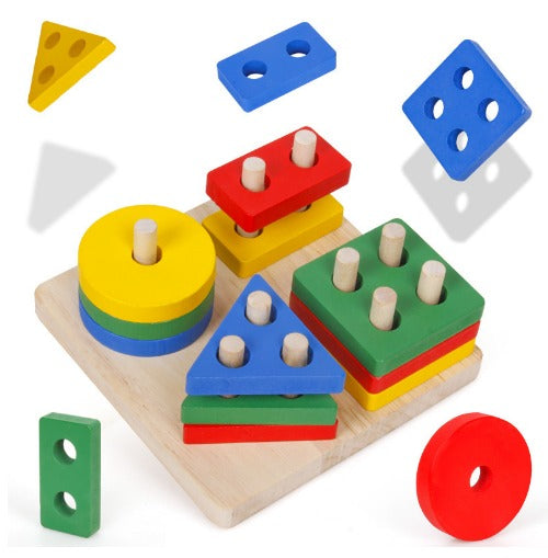 Colorful Kids Building Blocks Set - Halri