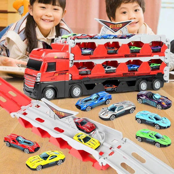 Ultimate Racing Toy Set with Cars and Launch Track - Halri