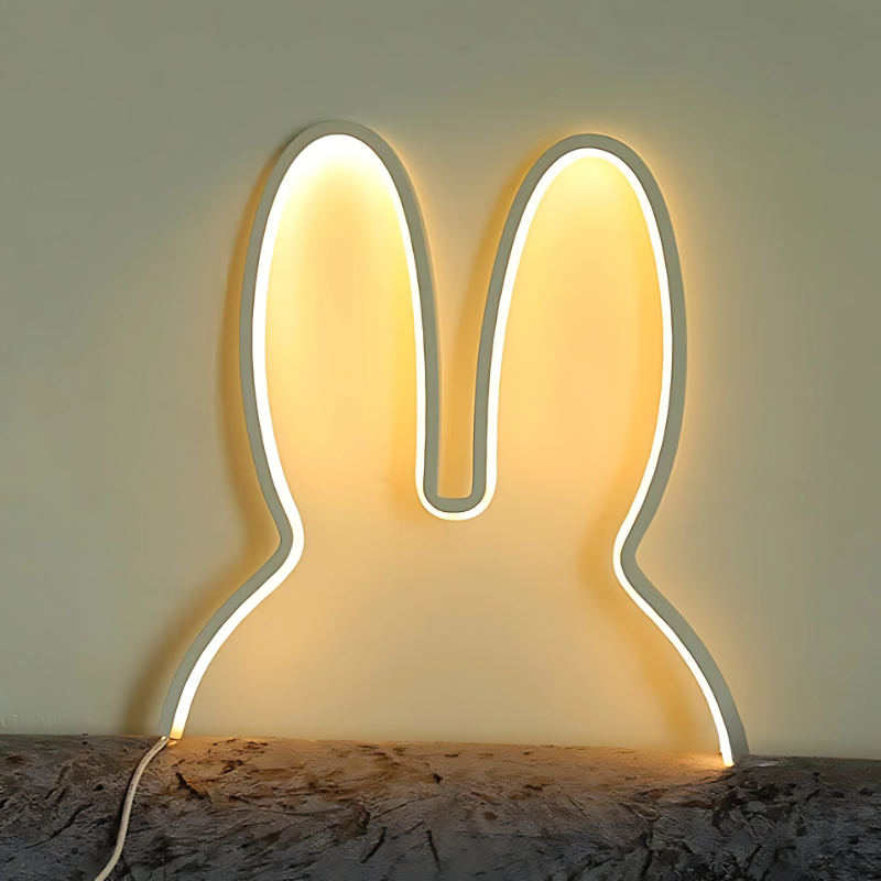 Fluffy Bunny Night Lamp - Halri